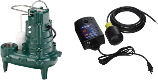 7a7dcfd85cd74910afd25f30b5f01548 Waste-Mate 267-0001 Sewage Pump, 1/2 HP Automatic – Heavy-Duty Submersible Sewage, Effluent or Dewatering Pump