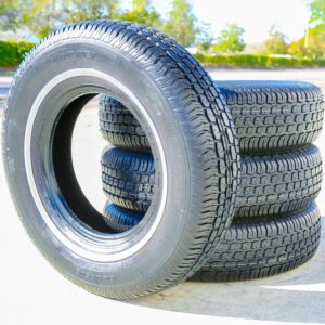 Set of All-Season Tires – Fits 1988–1992 Toyota Corolla LE, 1995–1996 Toyota Tercel DX