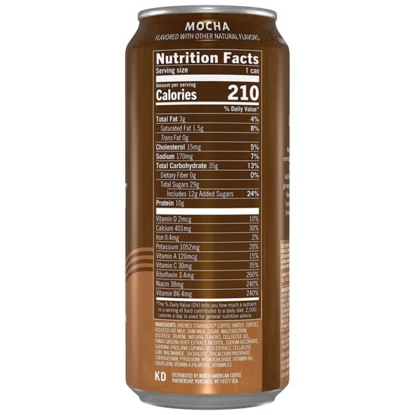 7b5dcad9c7664c7b8cf31fb833013b3d Starbucks Doubleshot Energy Mocha Espresso Coffee, 15 oz Cans, 12 Pack