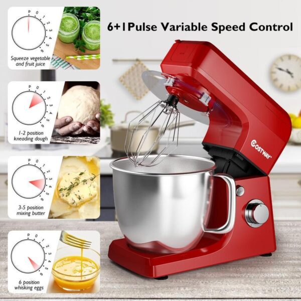 7bc09c9cf817496a96961357d90e435c 3 in 1 Multi-functional 800W Stand Mixer Meat Grinder Blender Sausage Stuffer