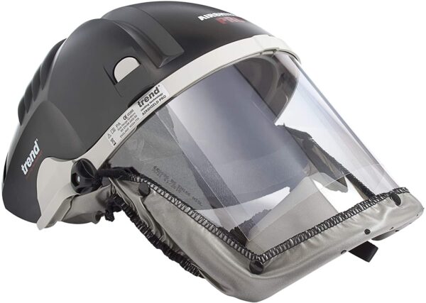 7bc2c7131c7e4eda89e5be02f6f4a60a AIR/PRO Respirator and Face Shield Protection, Black, 230V