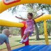 Little Tikes Jump 'n Slide Inflatable Bouncer Includes Heavy Duty Blower With GFCI, Stakes, Repair Patches, And Storage Bag, for Kids Ages 3-8 Years