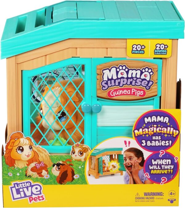 7c219c0e9ca44441a4d0e8bd015bc8f5 Soft interactive guinea pig and her cage, 20+ sounds and reactions