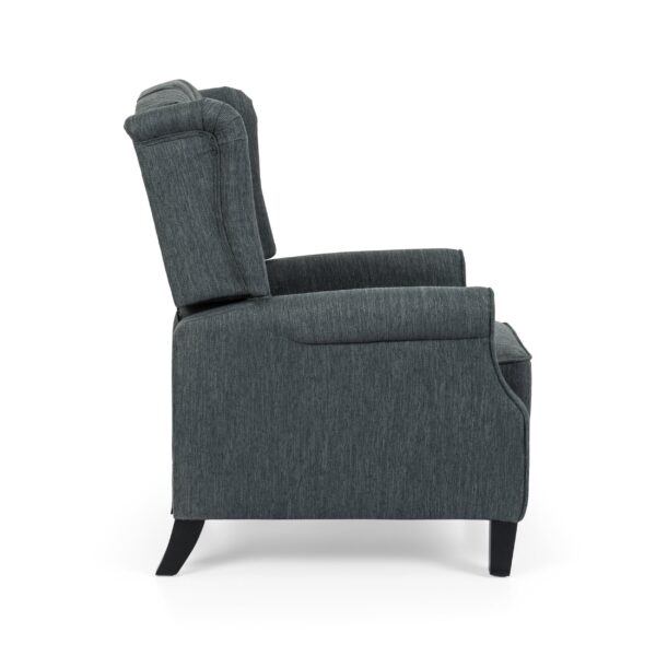 7c41608febc54a3086ca0243966fc316 Breyon Contemporary Tufted Fabric Push Back Recliner