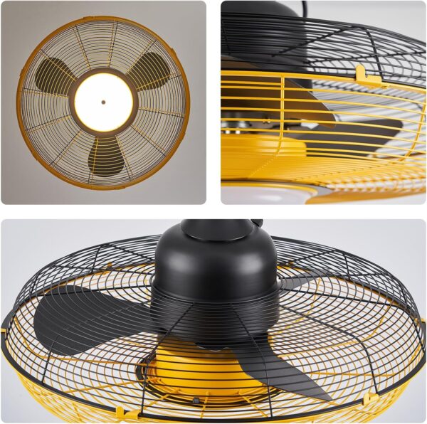 7ca8c90ab33349ef96d36b4905520851 Outdoor Ceiling Fan with Light, Plug in Ceiling Fan with Remote, Gazebo Fans Outdoor Hanging for Patios Waterproof, Wet Rated Hanging Fan with App Control