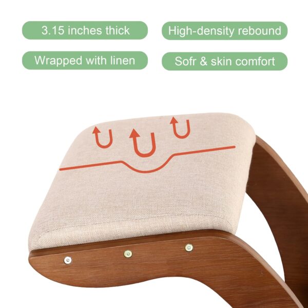 7d4cf61fa2dc4d37a4bbeb6ebba6f990 Predawn Ergonomic Kneeling Chair, Rocking Knee Chair