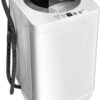 Portable Washing Machine, Full Automatic Washer and Dryer Combo, with Built-in Pump Drain 8 LBS Capacity Compact Laundry Washer Spin Dryer for Apartment RV Dorm