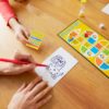 Pictionary Board Game, Drawing Game for Kids, Adults & Game Night with Dry Erase Markers & Boards