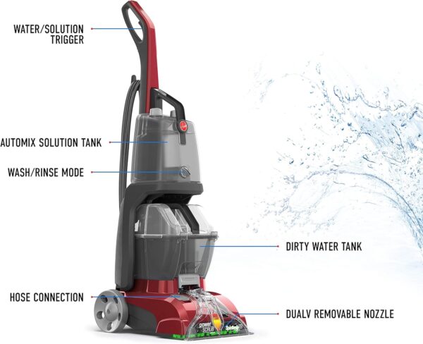 7dbf437113ec49f6a49ace9dd70e950d Deluxe Carpet Cleaning Machine with Free Cleaning Carpet Cleaning Solution (50 oz)