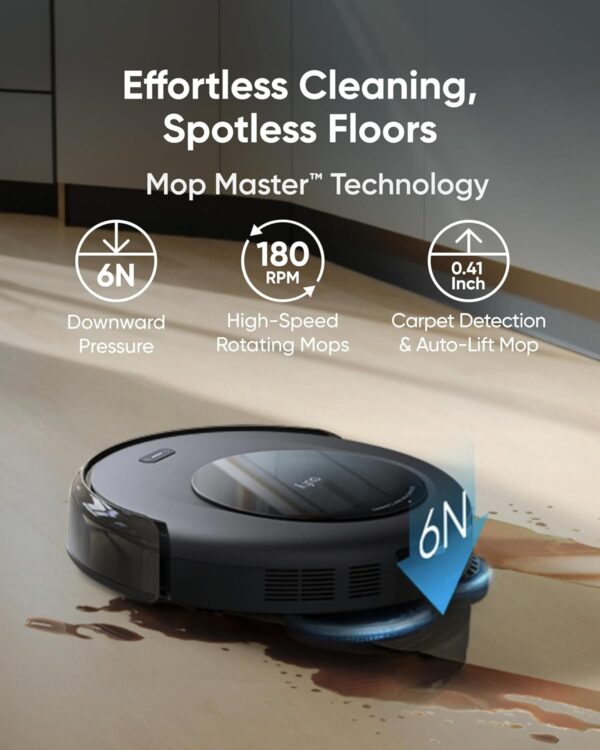 7e2a370dadf447e3b56ba48f07f86055 Robot Vacuum , Robot Vacuum and Mop Combo, Self Emptying, Auto Mop Washing and Auto Drying for Hands-free Cleaning, 7000 Pa Powerful Suction, 3.35-Inch Ultra-Slim Body, All-in-One Station