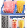 Commercial Slushy Machine - 1000W 30L Tanks Slush Maker Machine 304 Stainless Steel Commercial Margarita Machines Efficient Cooling the Ideal Slushie Maker for Bars Cafes Restaurants