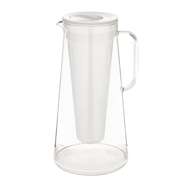 LifeStraw Home 10 Cup Water Filter Pitcher, Removes +30 Contaminants, White