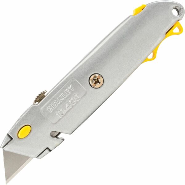 7f0c5cd862ac4377bab4cf1b99b572a5 Stanley, BOS10499, Quick-Change Utility Knife, 1 Each, Black,Silver