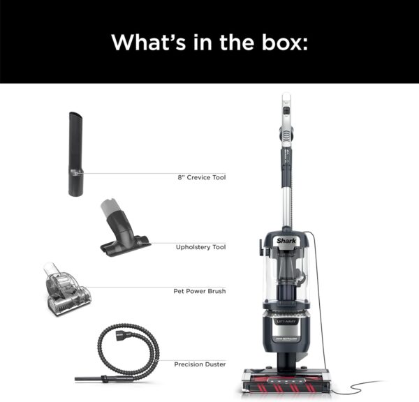7f13a929913c4c9493cede26a90d7339 Rotator Pet Pro Lift-Away ADV Upright Vacuum with HEPA Filter, DuoClean PowerFins HairPro and Odor Neutralizer Technology, Pet Hair Pickup, For Carpets & Hardfloors, Dark Grey, LA555