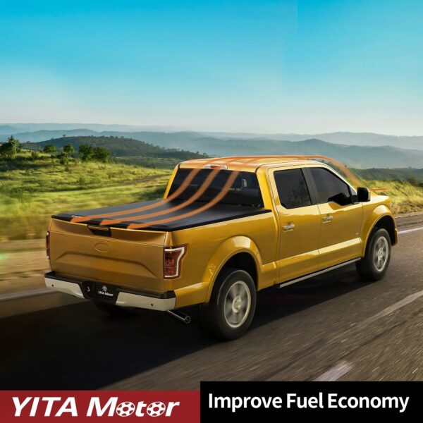 7f305429ffec4345b0c68fbaa8520663 YITAMOTOR Soft Tri-fold Truck Bed Tonneau Cover