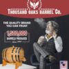 Thousand Oaks Barrel 5 gallon oak aging barrel with stand stopper and faucet