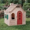 Step2 Naturally Playful Storybook Cottage Toddler Outdoor Playhouse for Kid, Brown