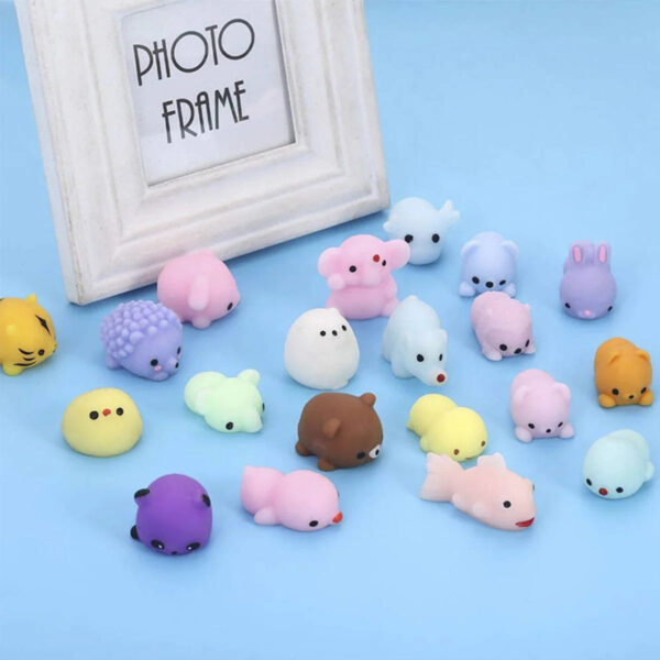 7f61a2a6f26e46f986568d02be318c11 DISEN 24Pcs Mochi Squishy Toys Mini Animal Release Pressure Toys Party Decoration Squishy Toys Christmas Gift for Kids and Adults