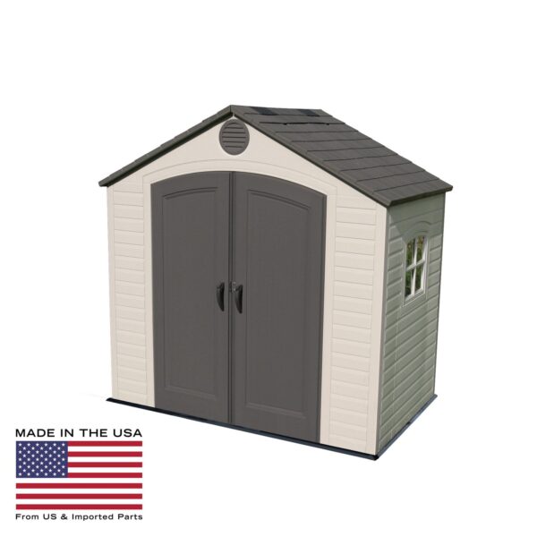 7fee7a4387f44773b7765b1f029bbd57 Lifetime 8 x 5 ft. Outdoor Storage Shed