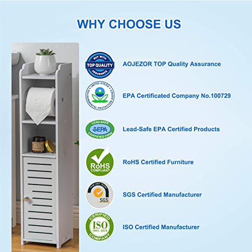 80222b6c8f7c46b9a6d0d843055ea9c0 Toilet Paper Holder Stand, Storage Cabinet Beside Toilet for Small Space Bathroom
