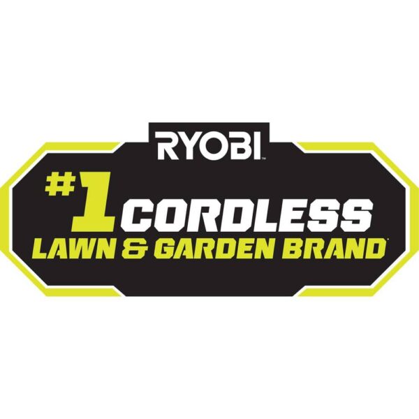 40V Expand-It Cordless Battery Attachment Capable Trimmer Power Head with 4.0 Ah Battery and Charger RY40226