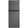 Danby DCR047A1BBSL 4.7 Cubic Feet Dual Door Compact Refrigerator, Black Steel