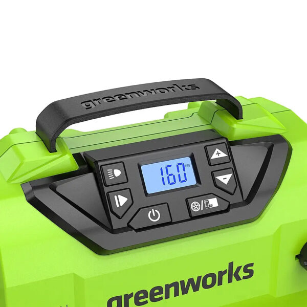 80a4b2af2e2a42febe5e6ca39c88879a 24 Volt Battery Powered 160-PSI Inflator with 2.0 Ah USB-C Battery & Charger - Green