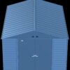 Arrow Select Steel Storage Shed, 10x14, Blue Grey