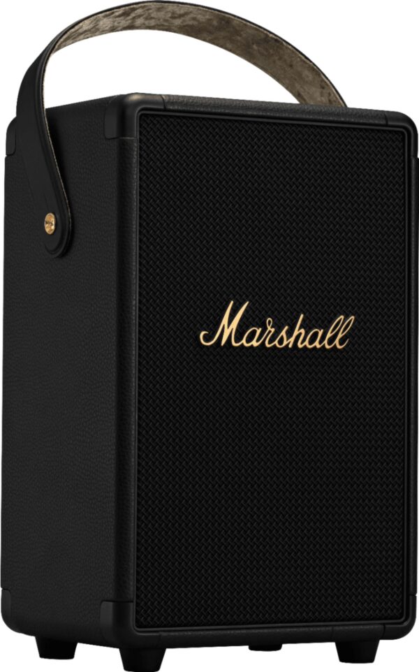 Marshall - Tufton Portable Bluetooth Speaker - Black/Brass