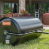Steel Lawn Roller 24" x 48" Black