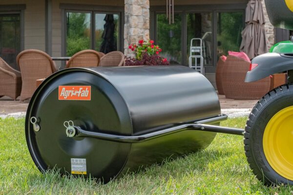 81845ca076ac47579f871e57c8ad5b80 Steel Lawn Roller 24" x 48" Black