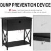 29 Gallon Aquarium Stand Metal Fish Tank Stand with Cabinet,30.7