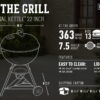 741001 Original Kettle 22-inch Charcoal Grill