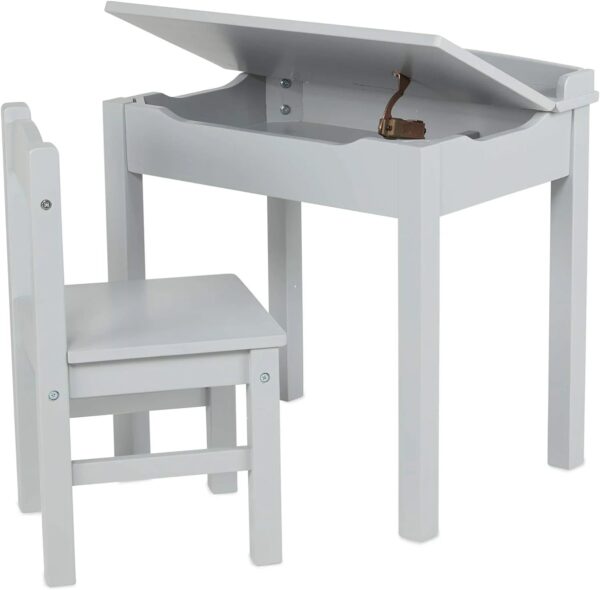 826697a90218435dab60671144b54730 Wooden Lift-Top Desk & Chair - Honey