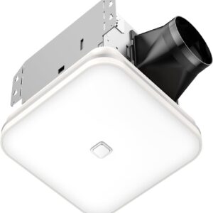OREiN Bathroom Exhaust Fan with Light, 26W Bathroom Fan with LED Light