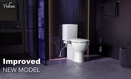 82f01e51627743f783ece5c41b883ea4 Veken Bidet Attachment for Toilet - Ultra-Slim Self Cleaning Fresh Cold Water Sprayer Bidets