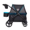 Baby Trend Expedition 2 in 1 Push or Pull Stroller Wagon w/ Canopy, Blue