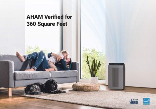5300-2 Air Purifier with True HEPA, PlasmaWave and Odor Reducing Carbon Filter