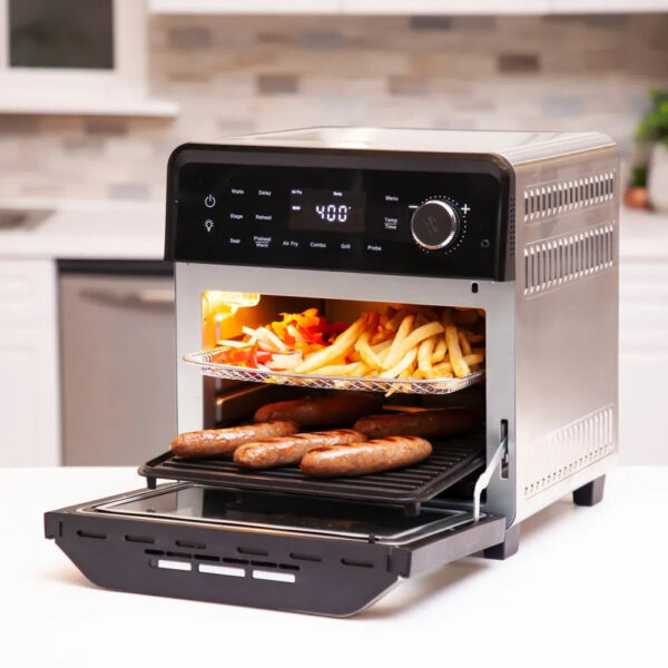 834ee9ebd3ec4dd79755e90a49fb3bc6 Smart Grill with Combo Cooking & Air Frying Capabilities