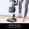 Rotator Pet Pro Lift-Away ADV Upright Vacuum with HEPA Filter, DuoClean PowerFins HairPro and Odor Neutralizer Technology, Pet Hair Pickup, For Carpets & Hardfloors, Dark Grey, LA555