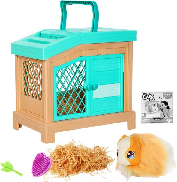 835a7c3d5de647398b6487e2c5131fe6 Soft interactive guinea pig and her cage, 20+ sounds and reactions