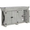 Bowery Hill 55 Gallon Aquarium Stand in Rustic White