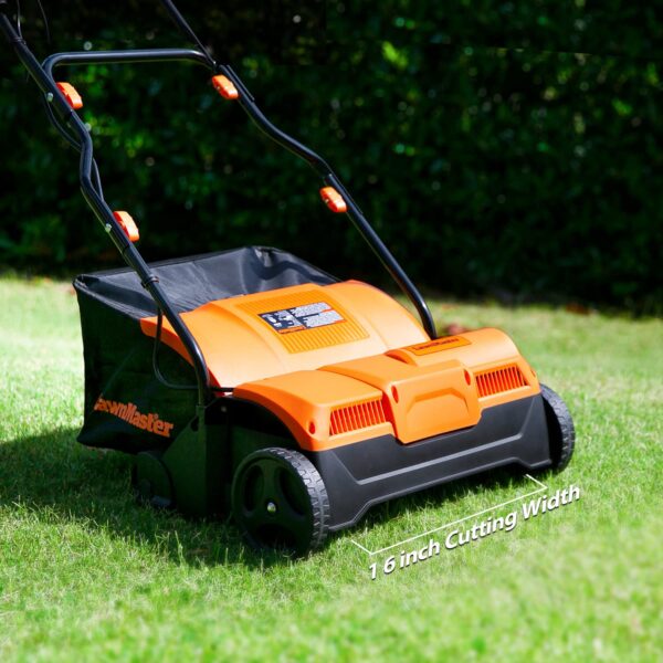 83aa91bfa57b418c846f8d1cfd1a53d2 LawnMaster Electric 16” 13 Amp Dethatcher and Scarifier