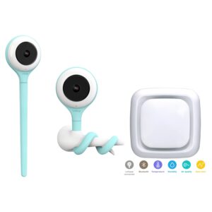 Lollipop Smart Baby Camera & Audio with Baby Monitor Turquoise, Baby Camera Monitor Video Monitor