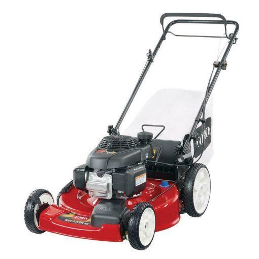 841f02755d544aba89f0145b96f9af31 Toro Self Propelled Gas Lawn Mower 22 in. Honda Engine High Wheel Variable Speed