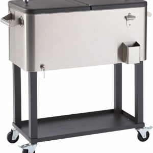 TRINITY Stainless Steel Cooler with Cover (100 Quart)