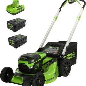 60V 21” Cordless (Self-Propelled) Lawn Mower , 2 x 4.0Ah Batteries and Dual Port Rapid Charger