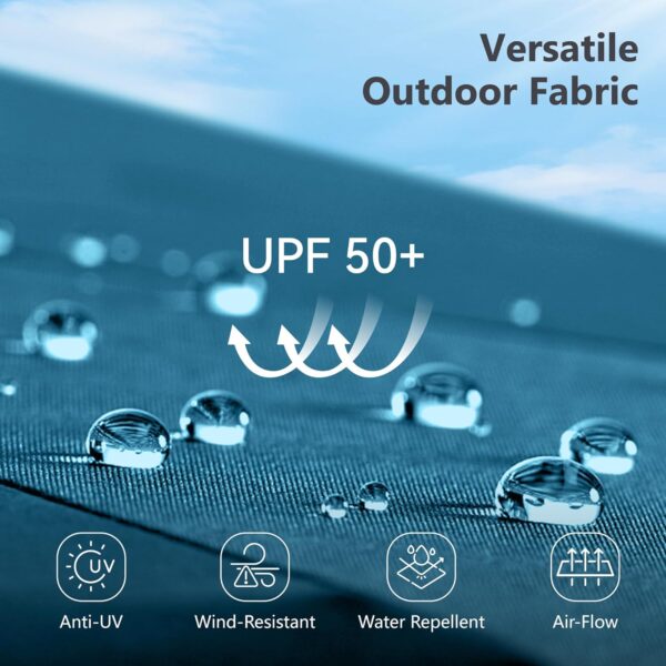 84b175a23ca946158048c49a187e3529 15ft Double Sided Patio Umbrella with Solar Lights, Outdoor Large Umbrellas with Crank Handle and 36 LED Lights, Rectangular Market Umbrella with Base Included for Deck Pool Shade