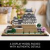 Architecture Landmarks Collection: Castle 21060 Building Set, Build & Display this Collectible Model for Adults, Fun Gift for Lovers of Japan, Famous Japanese Buildings, History and Travel