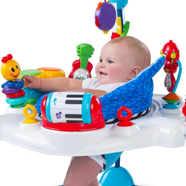 Baby Einstein Neighborhood Symphony Activity Infant Jumper with Take-Along Drum Set, Unisex